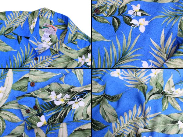 パラダイスファウンド アロハシャツ 長袖 ハワイ製