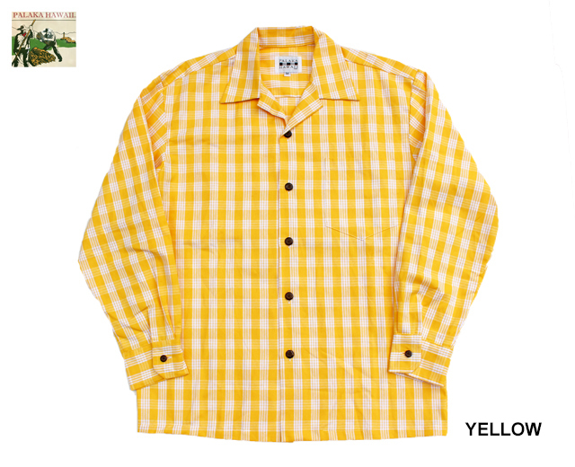 L/S PALAKA HAWAII パラカハワイ Palaka Shirts パラカシャツ ハワイ製