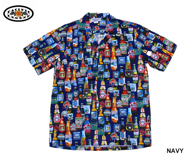 パシフィックレジェンド　アロハシャツ