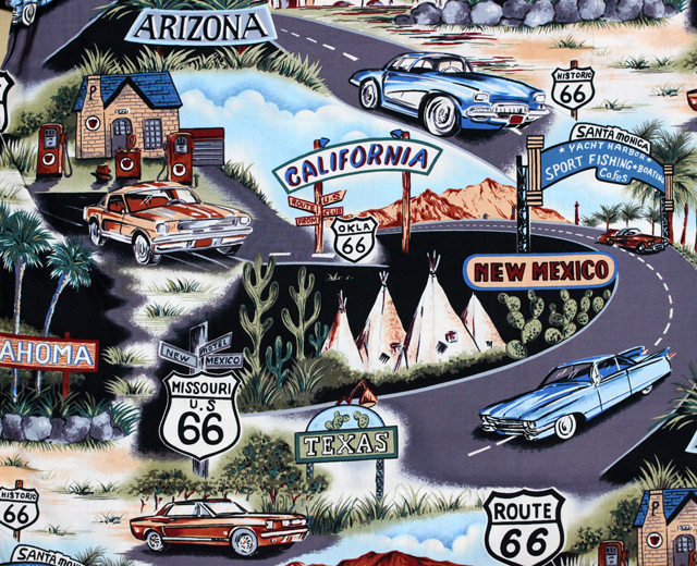 パシフィックレジェンド　アロハシャツ