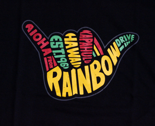 レインボードライブイン ラスタ 半袖Tシャツ