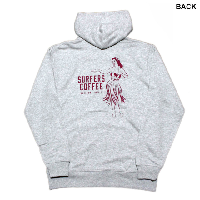 SURFERS COFFEE サーファーズコーヒー ジップアップパーカー