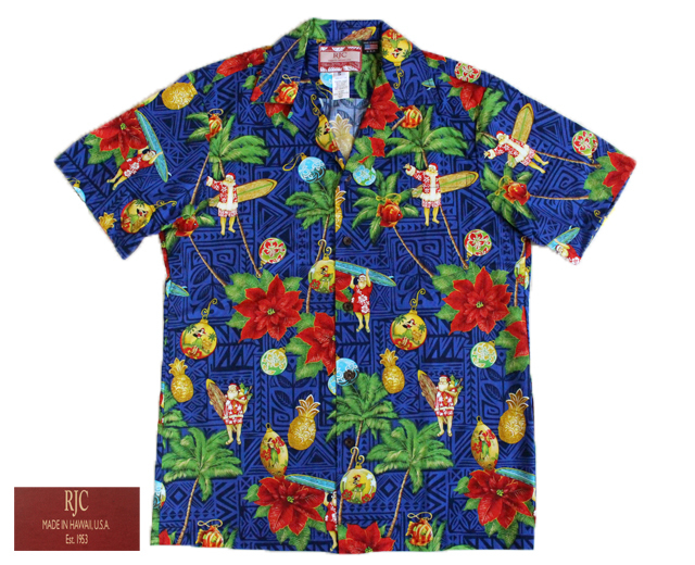 RJC/ロバート・J・クランシー アロハシャツ サンタクロース クリスマス