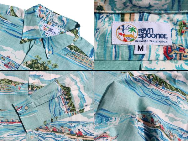 レインスプーナー　長袖アロハシャツ