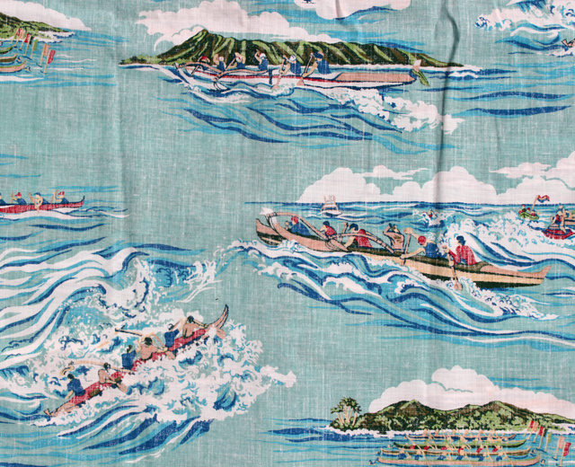 レインスプーナー　長袖アロハシャツ