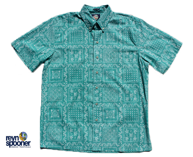 Reyn Spooner/レインスプーナー アロハシャツ ラハイナセーラー 白