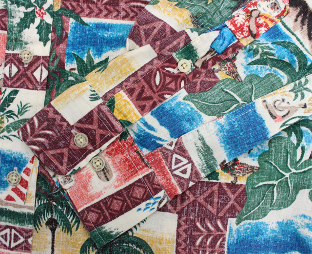 Reyn Spooner レインスプーナー アロハシャツ 長袖 ハワイアン