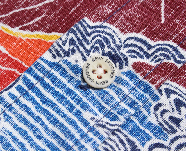 Reyn Spooner/レインスプーナー アロハシャツ ボルケーノ ナショナル