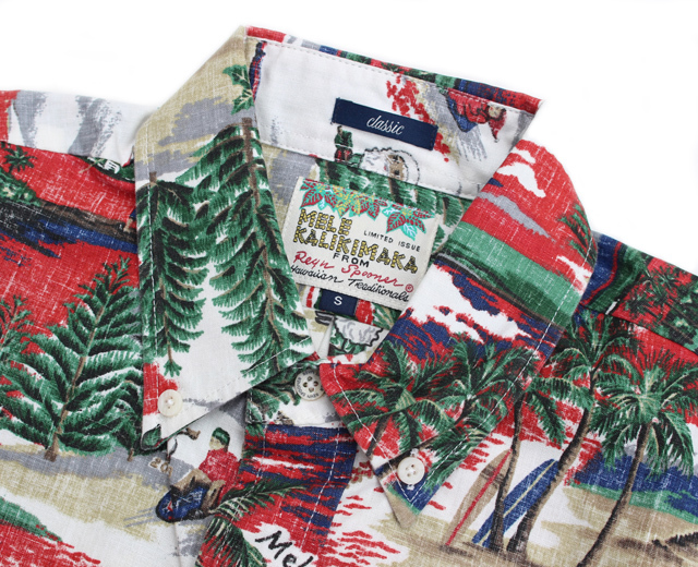 Reyn Spooner レインスプーナー クリスマスモデル シャツ M Reyn Spooner レインスプーナー アロハシャツ ハワイアン