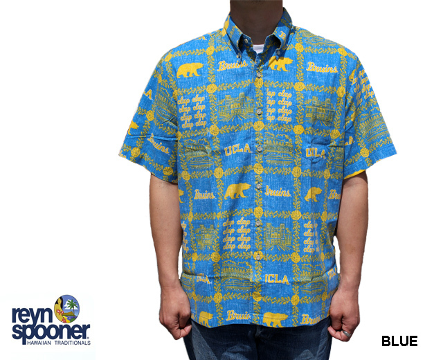 Reyn Spooner レインスプーナー アロハシャツ UCLA