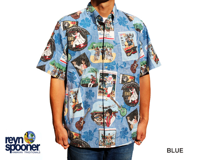 Reyn Spooner レインスプーナー アロハシャツ ELVIS IN HAWAII  