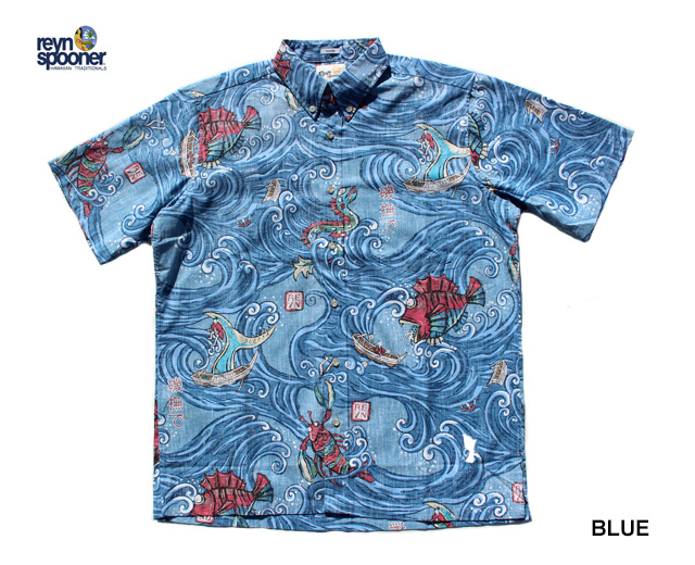 Reynspooner レインスプーナー アロハシャツ BEWARE OF ISONADE