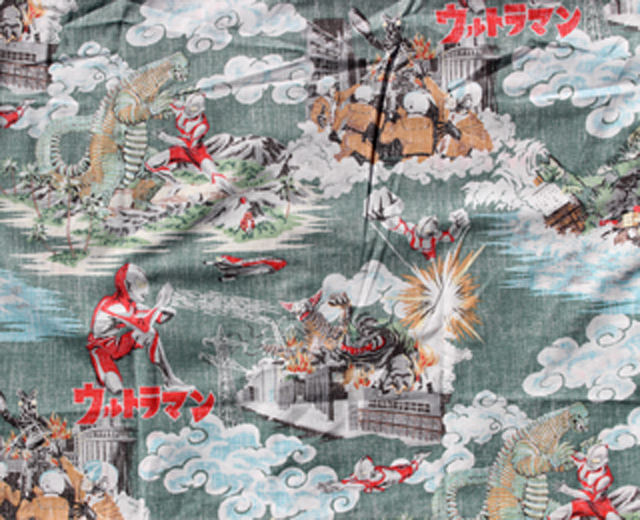 レインスプーナー アロハシャツ ウルトラマン