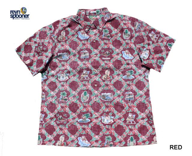 Reynspooner レインスプーナー アロハシャツ HAWAIIAN CHRISTMAS 2023  