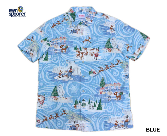 Reynspooner レインスプーナー アロハシャツ RUDOLPH THE RED-NOSED