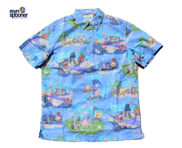 Reynspooner レインスプーナー アロハシャツ SPONGEBOB: ALOHA FROM