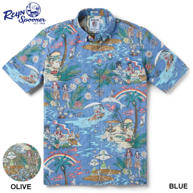 ReynSpooner レインスプーナー グレイトフルデッド アロハシャツ