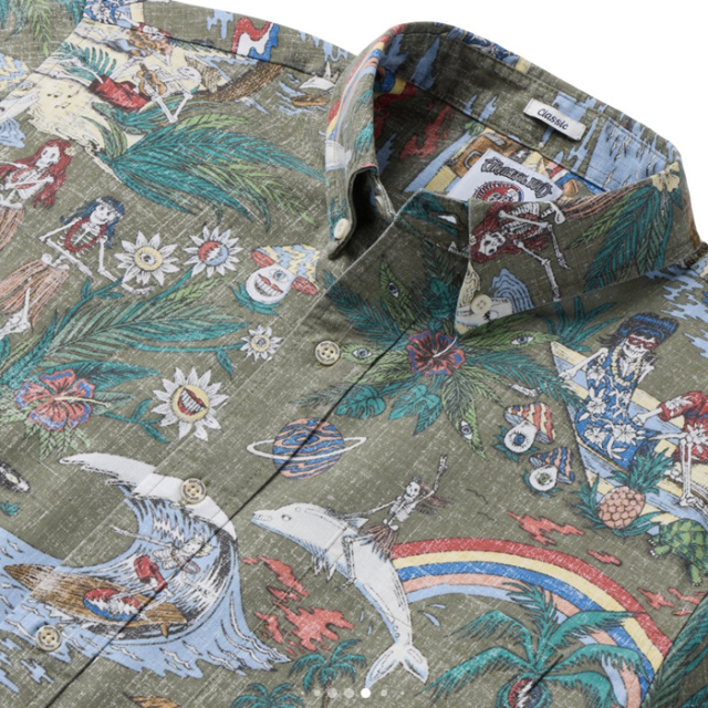 ReynSpooner レインスプーナー グレイトフルデッド アロハシャツ