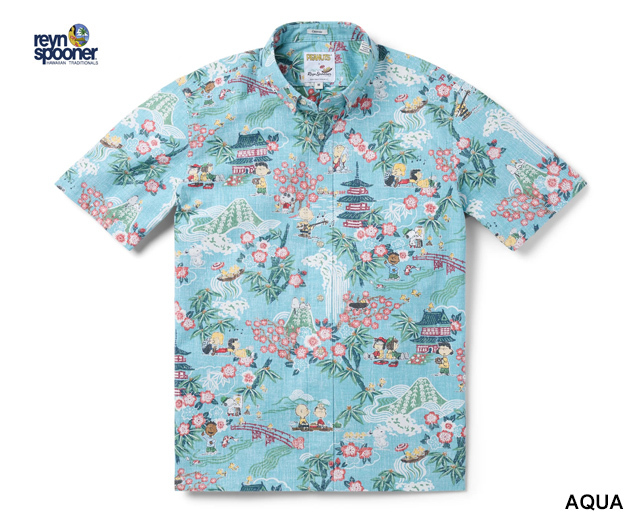 ReynSpooner レインスプーナー アロハシャツ ピーナッツ