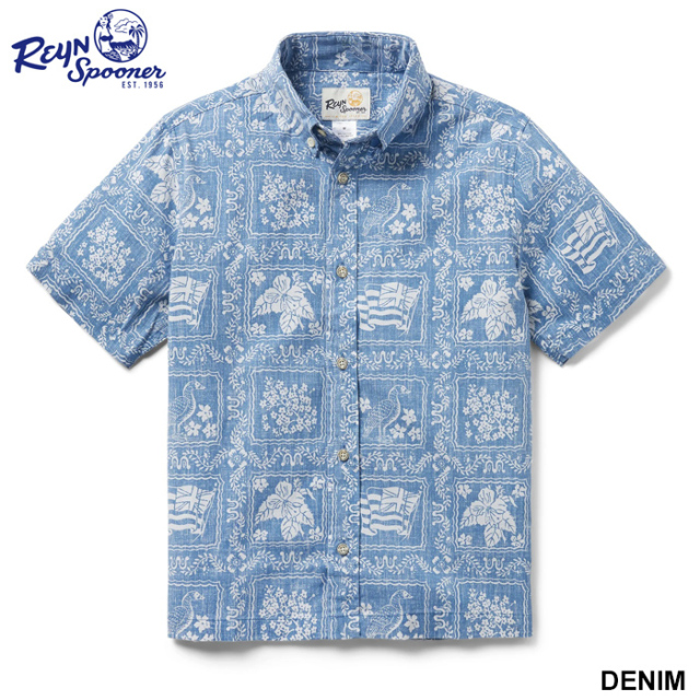ReynSpooner レインスプーナー ラハイナセーラー アロハシャツ