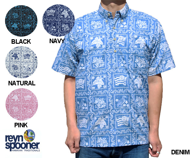 Reyn Spooner レインスプーナー アロハシャツ ラハイナセーラー 