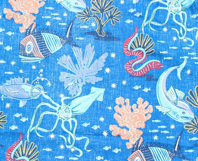 Reyn Spooner レインスプーナー アロハシャツ 深海 DEEP SEA JIVE 