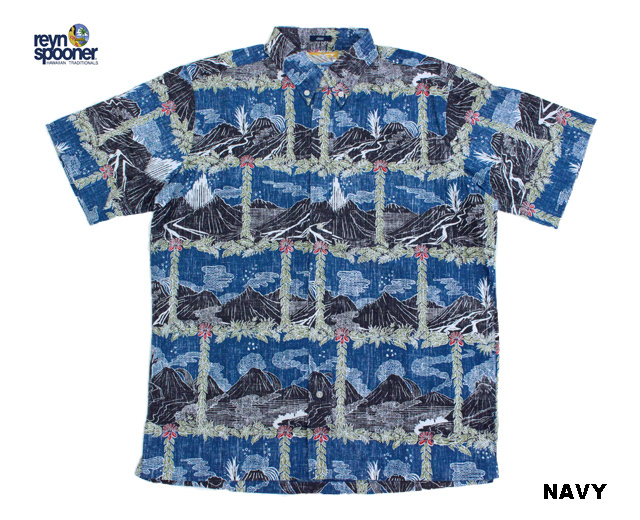 Reyn Spooner レインスプーナー アロハシャツ HAWAII VOLCANOES Reyn Spooner レインスプーナー アロハシャツ HAWAII VOLCANOES