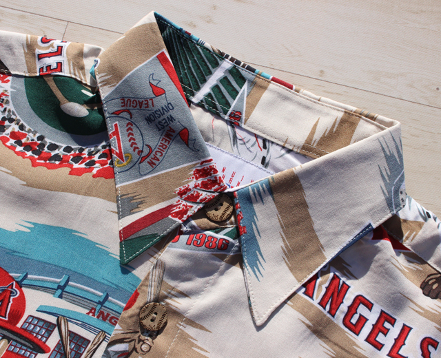 USA製 Reyn spooner × MLB アロハシャツ エンゼルス Reyn Spooner/レインスプーナー アロハシャツ MLB エンゼルス