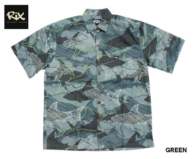 RIX ISLAND WEAR リックスアイランドウエア アロハシャツ