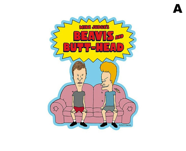 バス＆バッドヘッド ステッカー