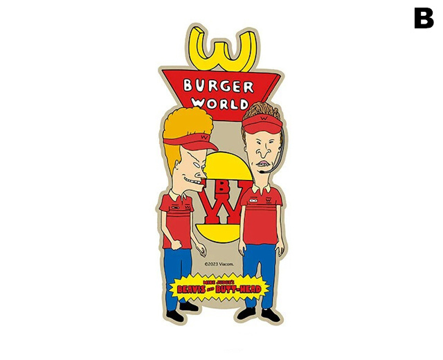 バス＆バッドヘッド ステッカー