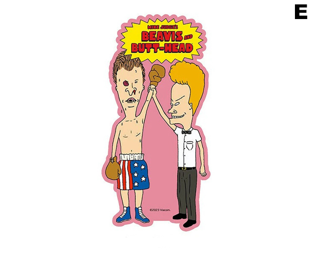 バス＆バッドヘッド ステッカー