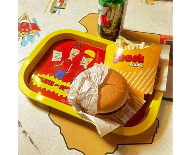 ビーバス＆バッドヘッド トレイ