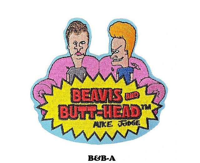 BEAVIS AND BUTT-HEAD ビーバス＆バットヘッド ワッペン アメリカン雑貨