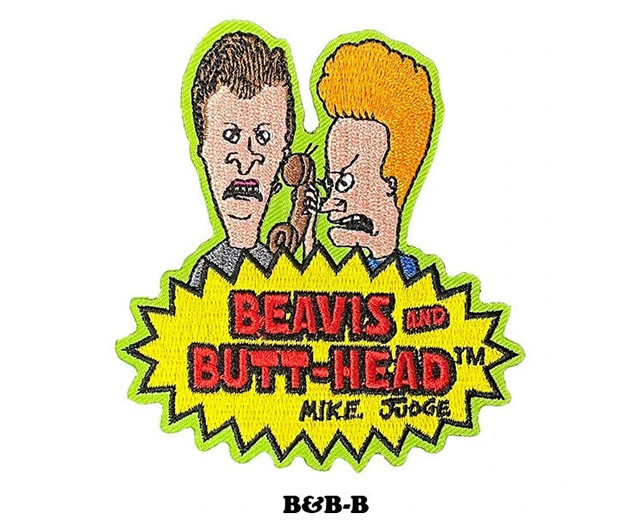 ビーバス＆バッドヘッド ワッペン