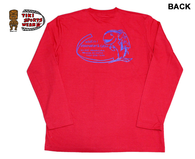 TIKI SPORTS WEAR ハワイアン 長袖Tシャツ
