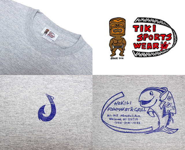 TIKI SPORTS WEAR ハワイアン 長袖Tシャツ