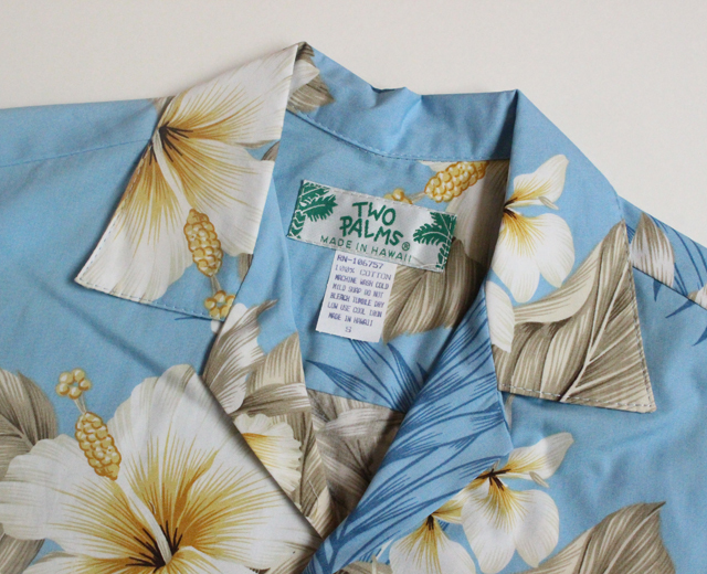 トゥーパームス アロハシャツ ハワイ製