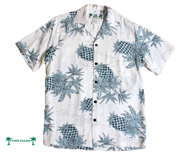 トゥーパームス アロハシャツ レーヨン ハワイ製