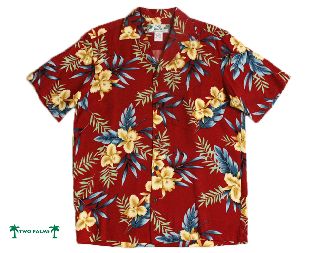 トゥーパームス アロハシャツ レーヨン ハワイ製