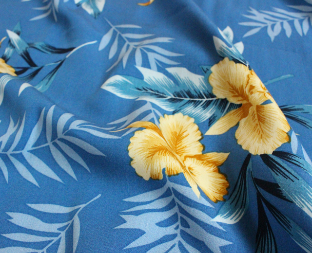 トゥーパームス アロハシャツ レーヨン ハワイ製