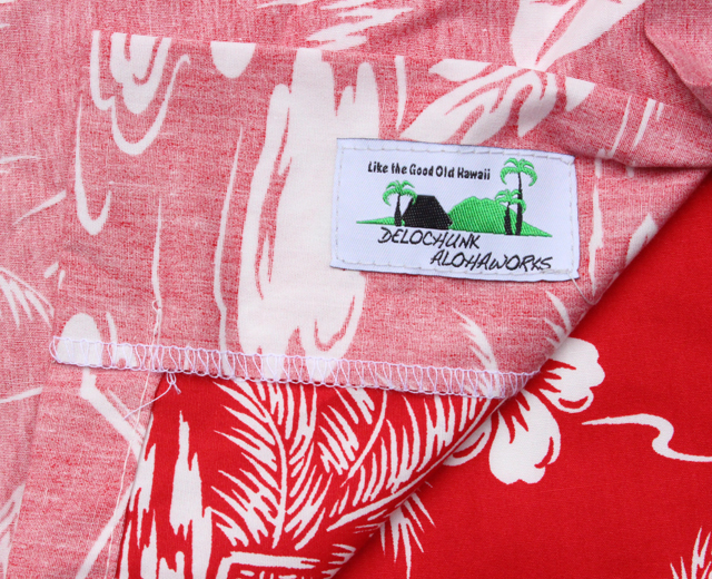 トゥーパーム長袖 アロハシャツ ハワイ製