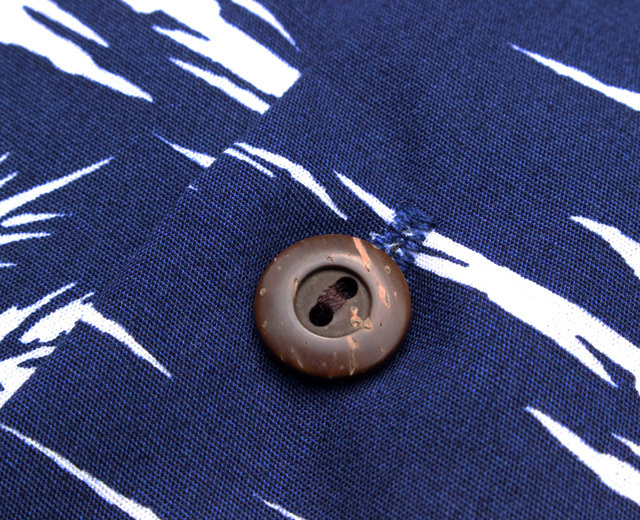 トゥーパーム長袖 アロハシャツ ハワイ製