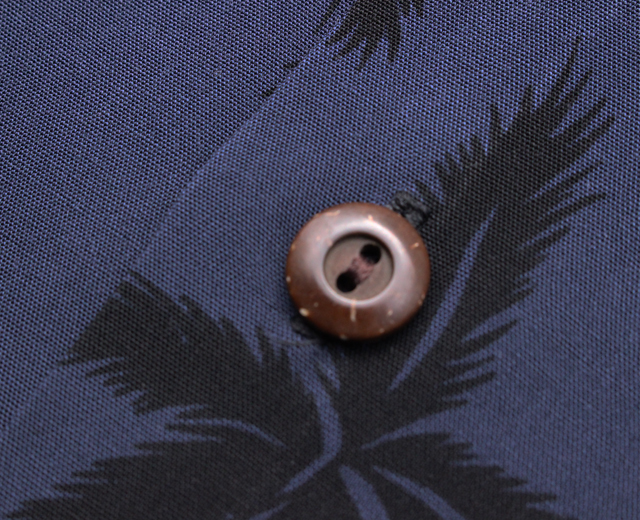 トゥーパーム長袖 アロハシャツ ハワイ製