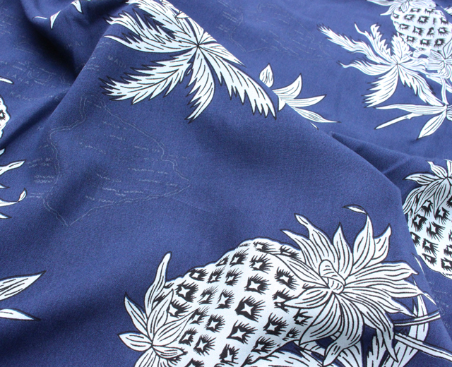 トゥーパーム長袖 アロハシャツ ハワイ製