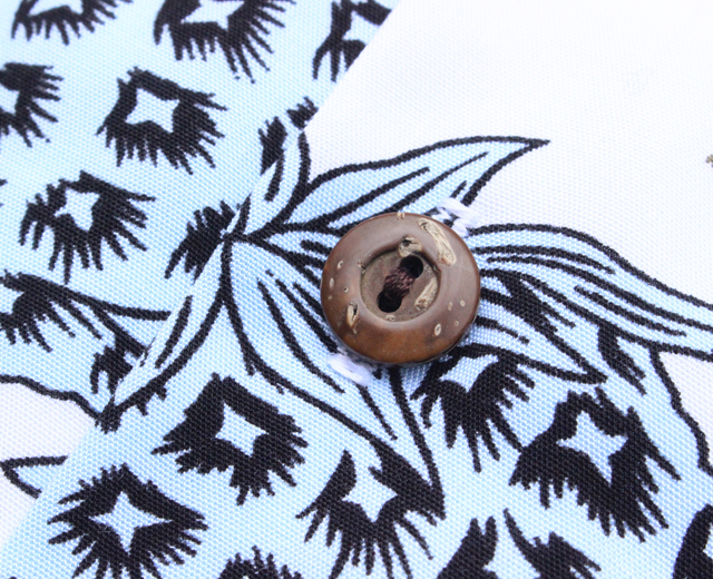 トゥーパーム長袖 アロハシャツ ハワイ製