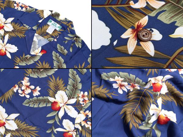 トゥーパームス ハワイ製 アロハシャツ