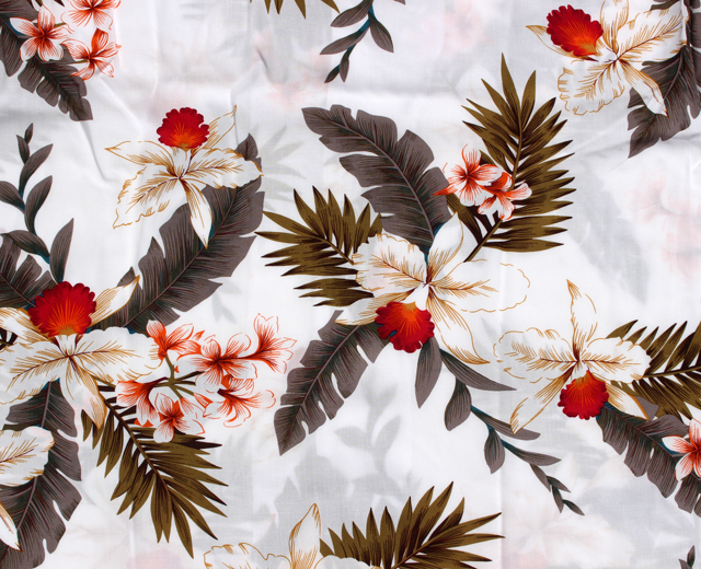 トゥーパームス ハワイ製 アロハシャツ