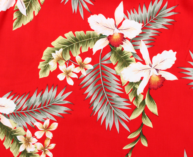 TWO PALMS トゥーパームス アロハシャツ Hawaiian Orchid