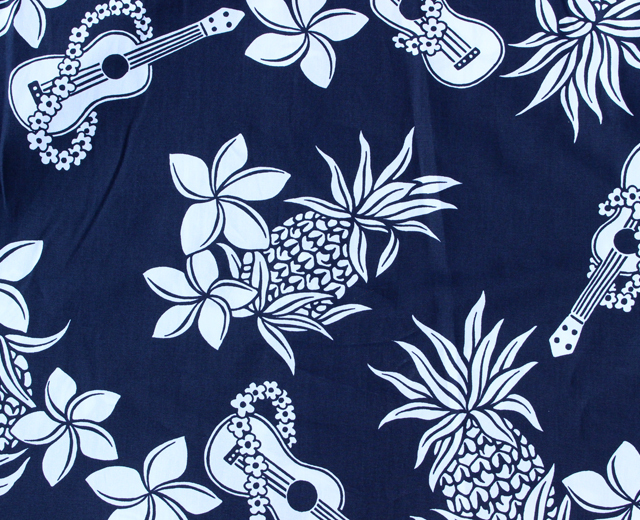 トゥーパームス アロハシャツ ウクレレ